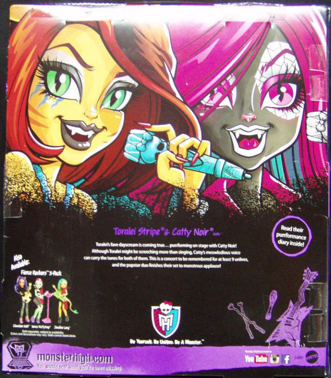 monster high catty noir and toralei